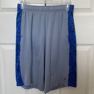 Old Navy Active Shorts Light Gray/Blue Boys XL